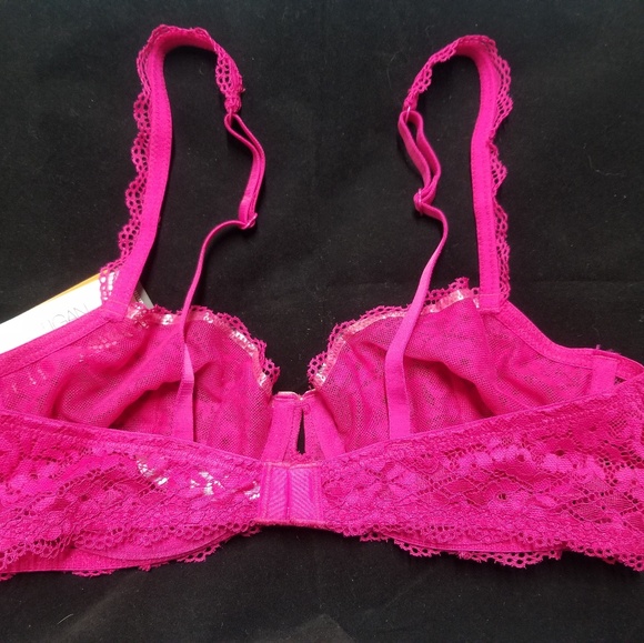 ✔SOLD✔ Pink Unlined Balconette Bra - Picture 2 of 5